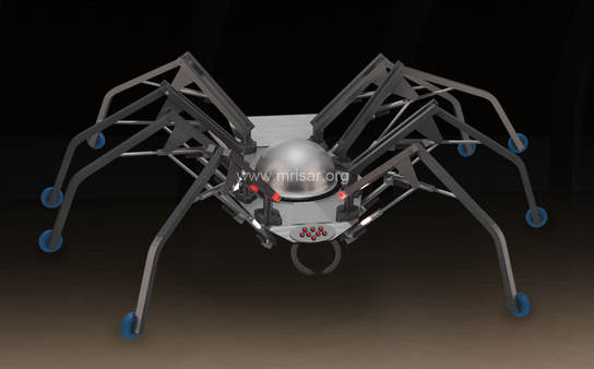 Robotic Exhibit; MRISAR's Interactive Robot Spider.