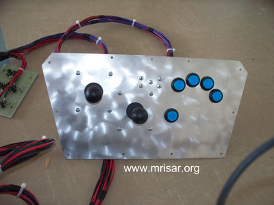 MRISAR's 5 Finger Robot Arm control panel