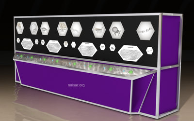 Micro Nano Interactive Exhibit by MRISAR​. This relates to STEM education.