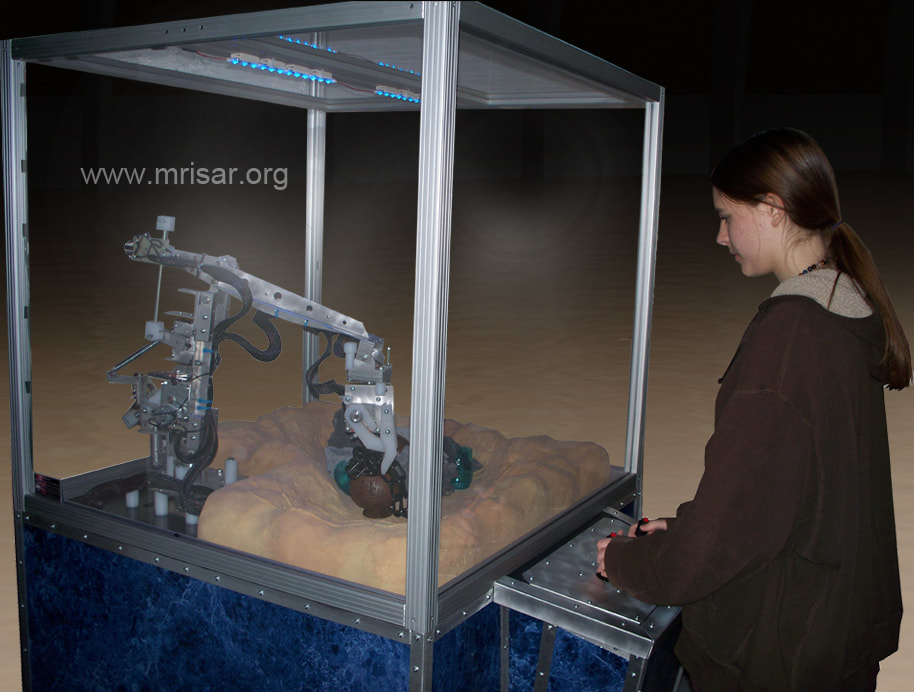 Robotic Underwater Exploration Simulator Exhibit by MRISAR