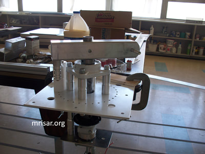 MRISAR's R&D Team members designing and fabricating the first prototype  of MRISAR's NASA ISS Space Station Robot Arm.