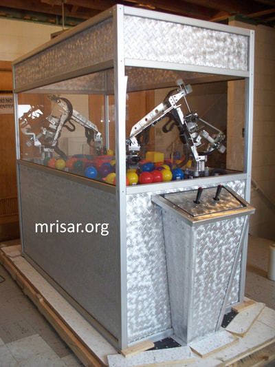 Robotic exhibits being fabricated by the MRISAR team. They have designed the earth’s largest selection of world-class, public use, interactive robotic exhibits.