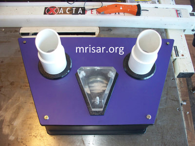 Interactive Science Exhibit; Mini Photonic Spectrum, designed and fabricated by MRISAR. We made our first version in 1985.
