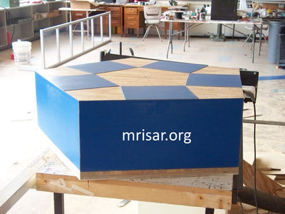 Interactive Science Exhibit; Super Photonic Pentiductor Exhibit, designed and fabricated by MRISAR. We have been making them since 1993.
