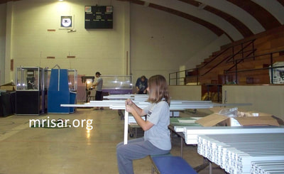MRISAR Team members in one of our workshops at MRISAR’s North Dakota Complex. It is a 36,000 sq. ft. former school that is situated on ten acres. We relocated to this location from Michigan in 2010.
