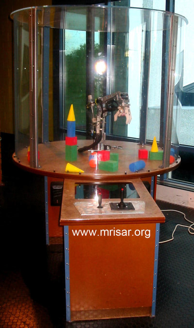 MRISAR's 3 Finger Robot Arm Component Kit after museum install.