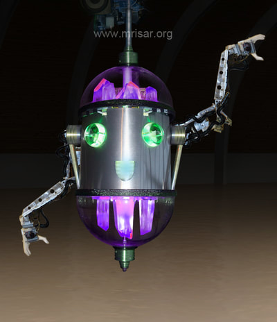 Robotic Exhibit; MRISAR’s Chibi-sama; Rail Robot Assistant. A Talking Rail Robotic Guide or Host!