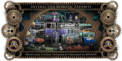Robots & Robotics Interactive Exhibits. MRISAR's World-class International, Interactive Robotics Exhibit Sales