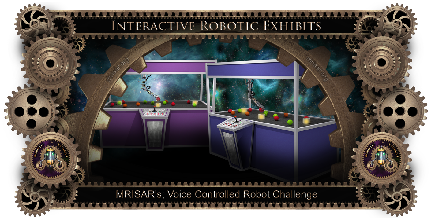 MRISAR's Voice Controlled Rail Robot Exhibit