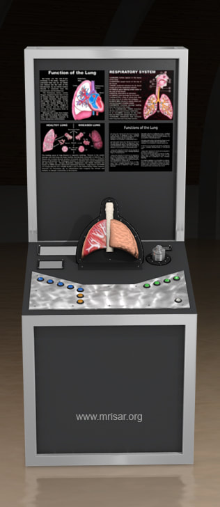 MRISAR's Interactive Lung Medical Exhibit