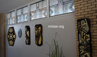 One of the Art Gallery areas at MRISAR’s North Dakota Complex. It is a 36,000 sq. ft. former school that is situated on ten acres. We relocated to this location from Michigan in 2010.