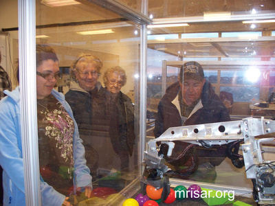 Visitors during a tour of MRISAR Workshops at our North Dakota Complex.