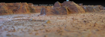 Planetary Probe Rover Exhibit Landscape