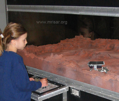 MRISAR's Planetary Probe Rover Exhibit