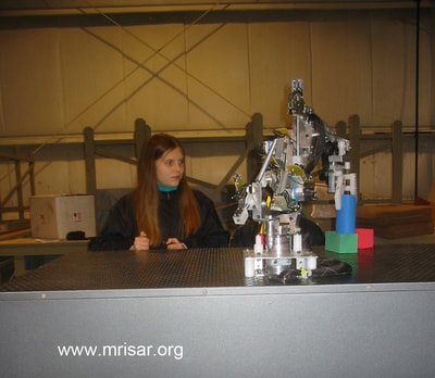 MRISAR's team  installing two of our 3 Finger Robot Arm Kits that were incorporated into “Robots; the Interactive Exhibition”. During its USA tour our part of the exhibition was hailed as being exceedingly popular. It won the THEA Award!