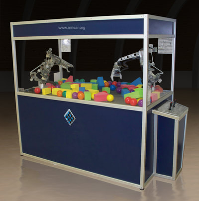 Robotic Exhibit; MRISAR's Verbal Dual Combo 3 & 5 Finger Robotic Arm Exhibit