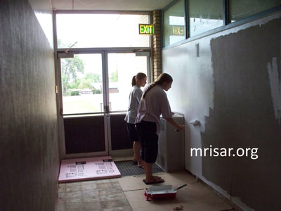 MRISAR's Team transforming the 36,000 sq. ft. former school in New Leipzig, into MRISAR's North Dakota Complex. We uncovered transoms, removed chalkboards, lockers, fluorescent lighting, basketball hoops and bleachers. We resurfaced and painted walls and ceilings. We retiled many floors and repaired skylights, roofs and plumbing.