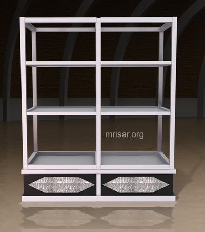 MRISAR's Techy Double Adjustable Shelving Display Cases