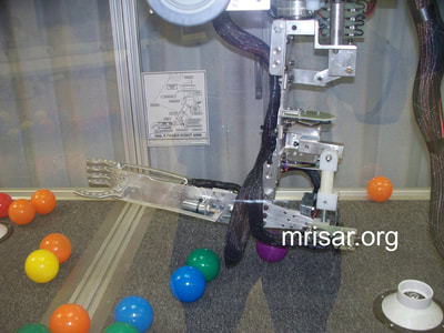 Robotic Exhibit; one of MRISAR's Rail Guided Robotic Arm Exhibits! 