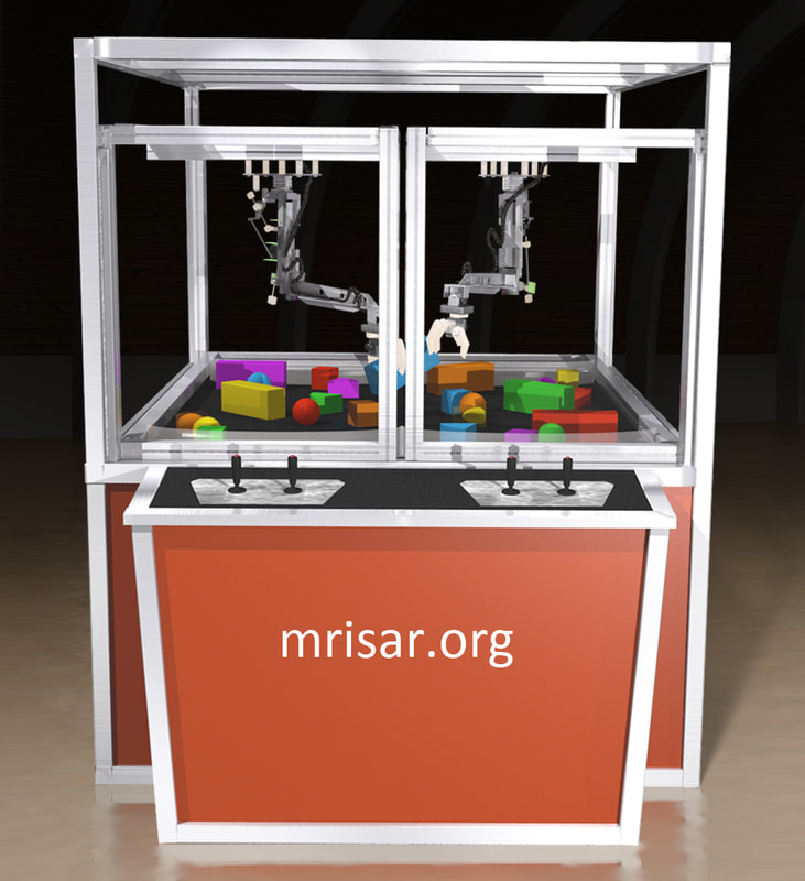 Robotic Exhibit; MRISAR's Two Person Dual Robot Arm Exhibit