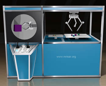 Robotic Exhibit; MRISAR's Precision Robotic Telemanipulation Workstation​